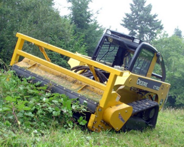 Skid steer brush cutters, Shaw Brothers Rental